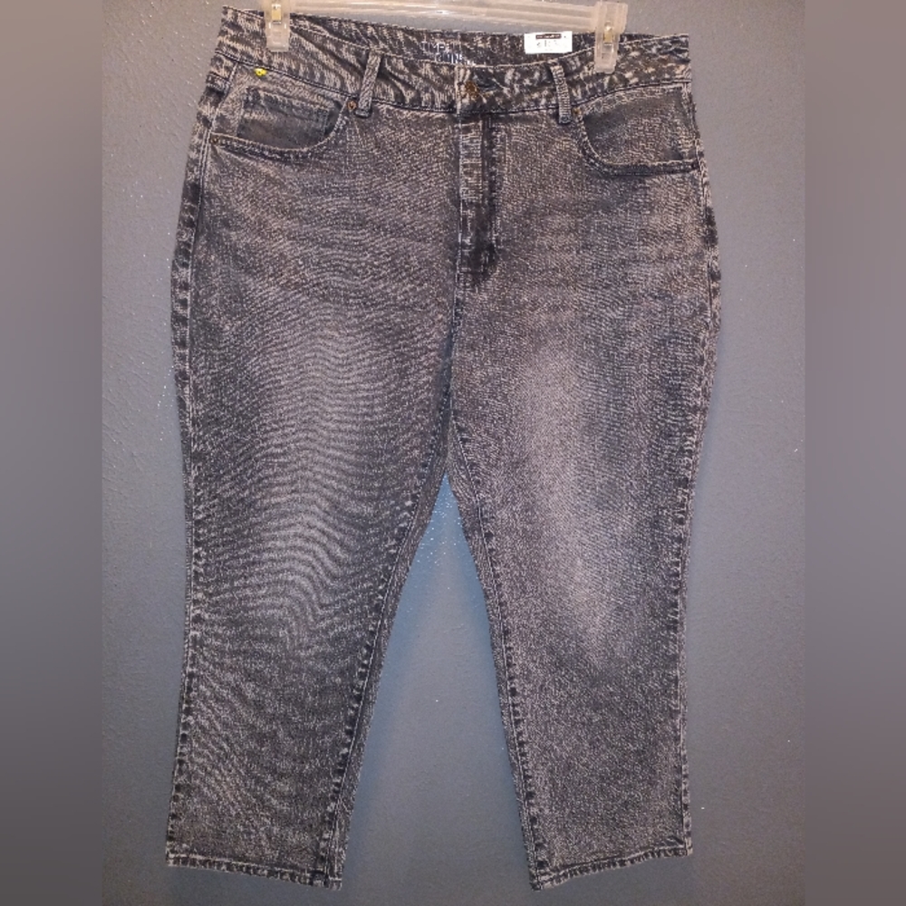 Time And Tru Straight Crop Jeans Size:18